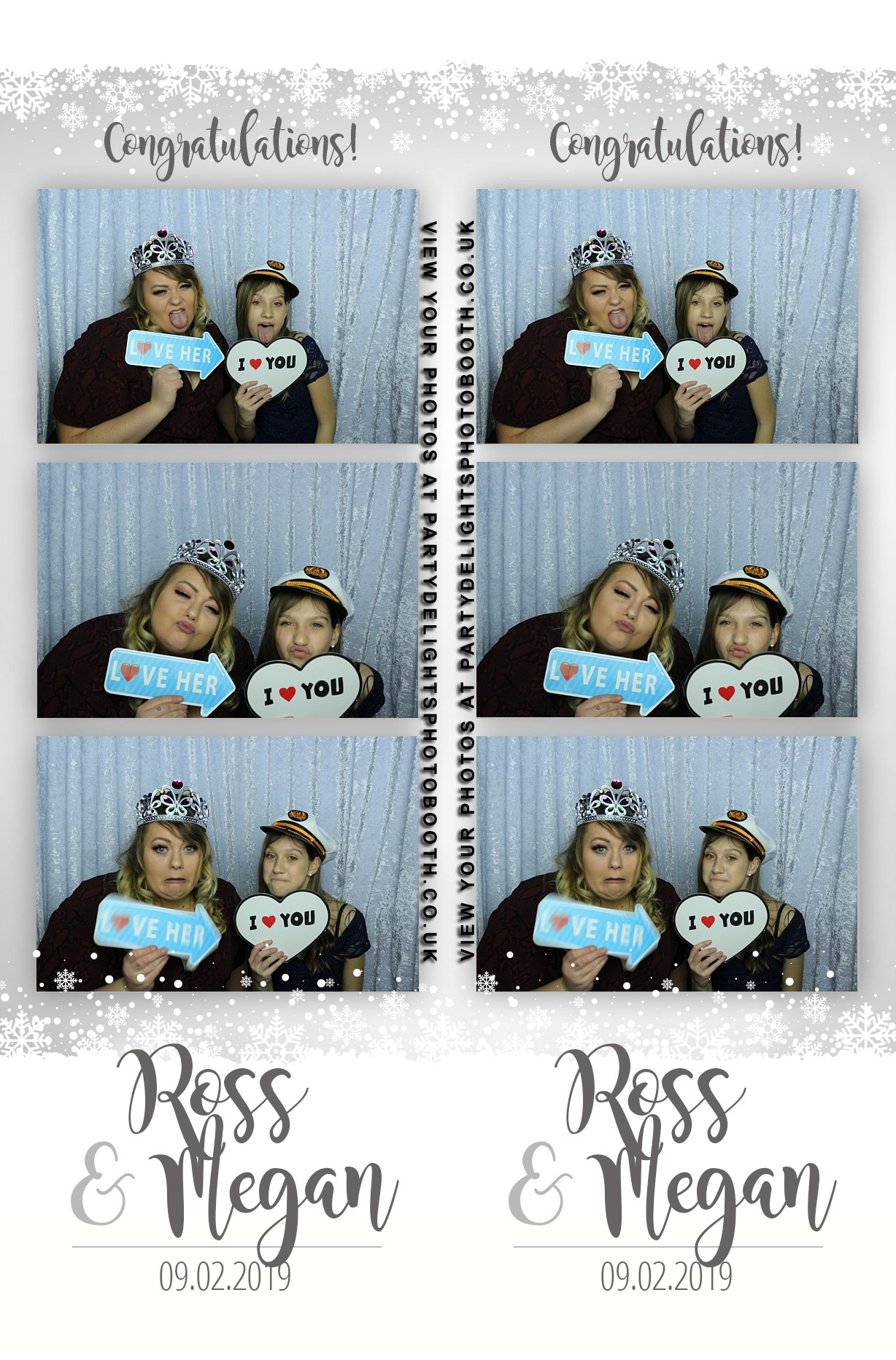 Ross and Megan’s Wedding - Prints | View more photos from the event at gallery.partydelightsphotobooth.co.uk/u/PartyDelightsPhotoBooth/Ross-and-Megan’s-Wedding-Prints